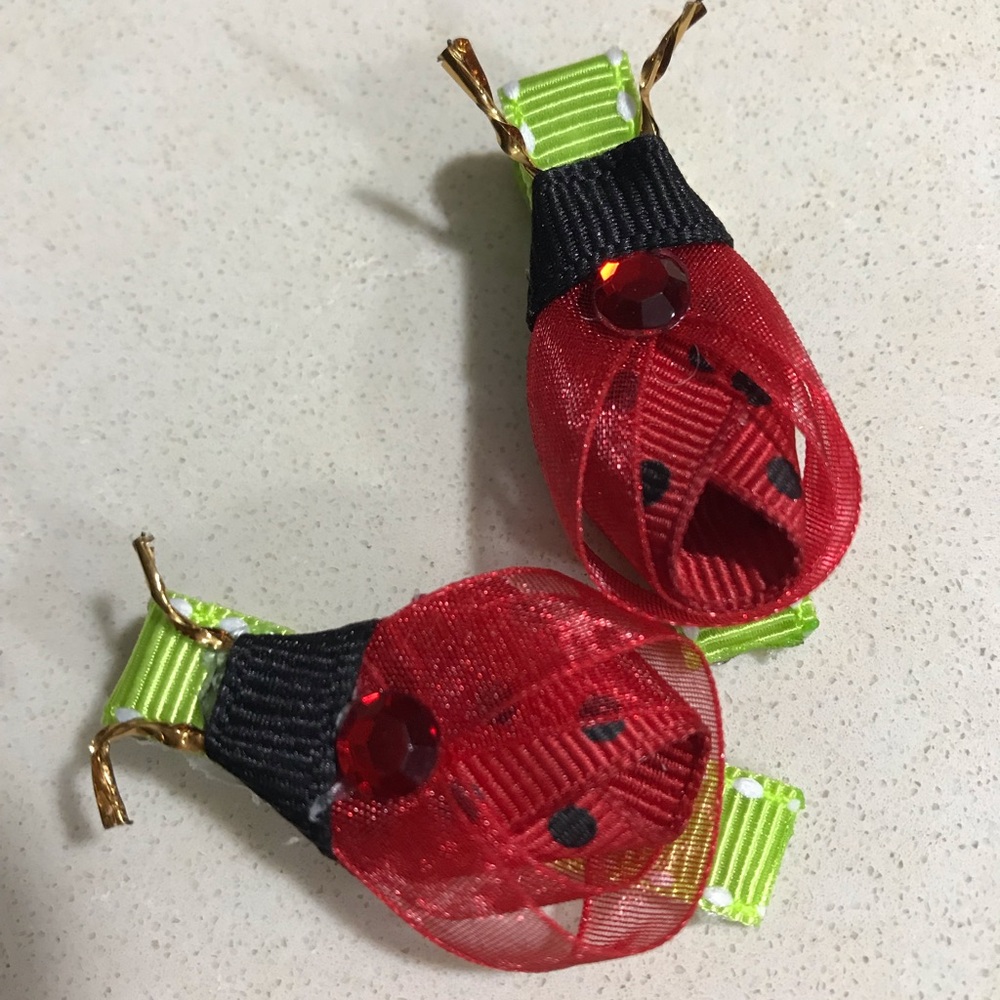 Ladybug 🐞 hair pins
